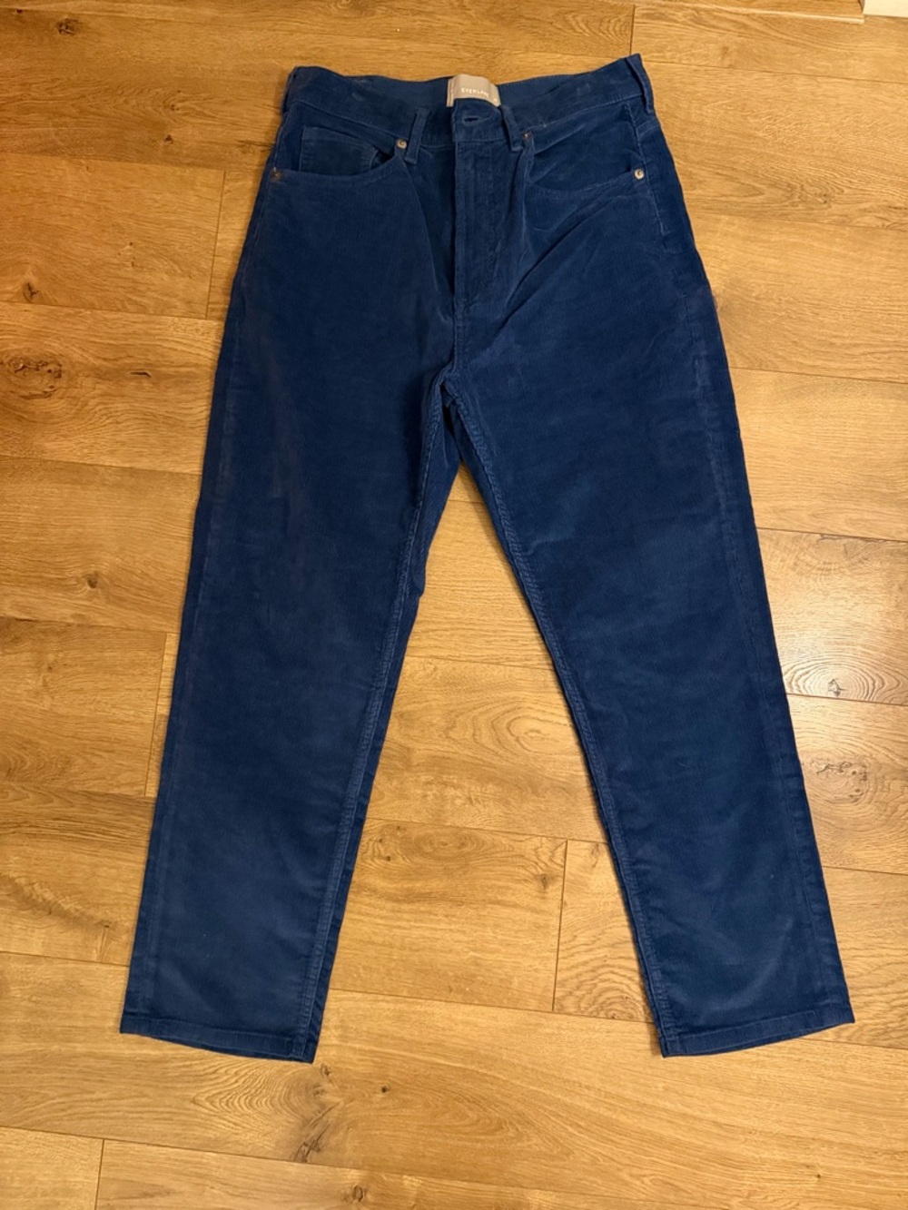 Everlane Women's Navy Corduroy Pants